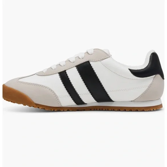 Dolce Vita White and Black Sneakers Retro Style - Picture 5 of 10